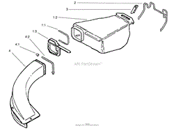 GRASS BAGGING ASSEMBLY