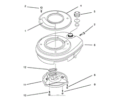 ENGINE SHROUD AND MUFFLER PLATE