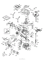 ENGINE ASSEMBLY NO. 1 TECUMSEH LV195EA-362044D