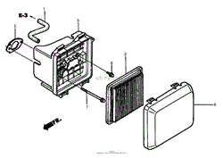 AIR CLEANER ASSEMBLY HONDA GCV160A NBL1