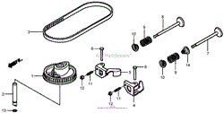 CAMSHAFT PULLEY ASSEMBLY HONDA GCV160A NBL1