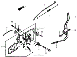 CONTROL ASSEMBLY HONDA GCV160A NBL1