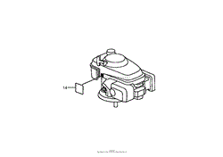 LABEL ASSEMBLY HONDA GCV160A NBL1