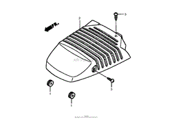 TOP COVER ASSEMBLY HONDA GCV160A NBL1