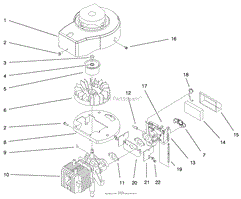 ENGINE &amp; CARBURETOR ASSEMBLY