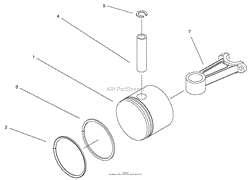 PISTON &amp; CONNECTING ASSEMBLY