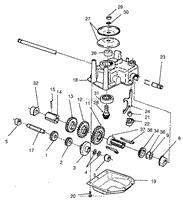 GEAR CASE ASSEMBLY NO. 62-6673