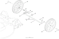 REAR WHEEL ASSEMBLY