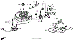 FLYWHEEL ASSEMBLY HONDA GSV190LA A3T