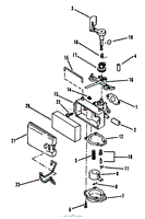 CARBURETOR GROUP FOR F101-F141-F142AE ENGINES