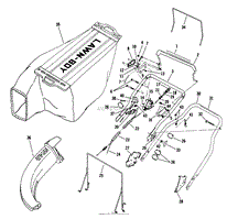 HANDLE AND REAR BAGGER GROUP MODEL: 4573