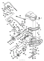 CORDLESS ELECTRIC MOWER PARTS LIST