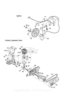 Assembly 4 - Ignition, Cylinder, Crankshaft, Clutch