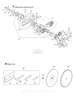 Assembly 4 - Cutting Device, Protection Hood -Blades, Tools