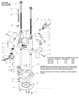 Parts List - 48-10-5600 Router Plunge Base