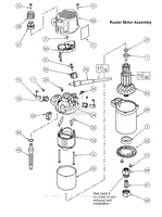 Parts List - Router Motor