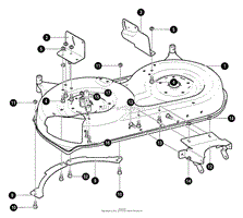 Pre-painted Blade Housing Assembly