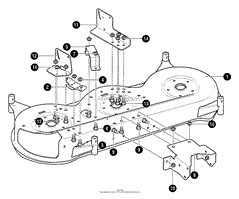 Pre-painted Blade Housing Assembly