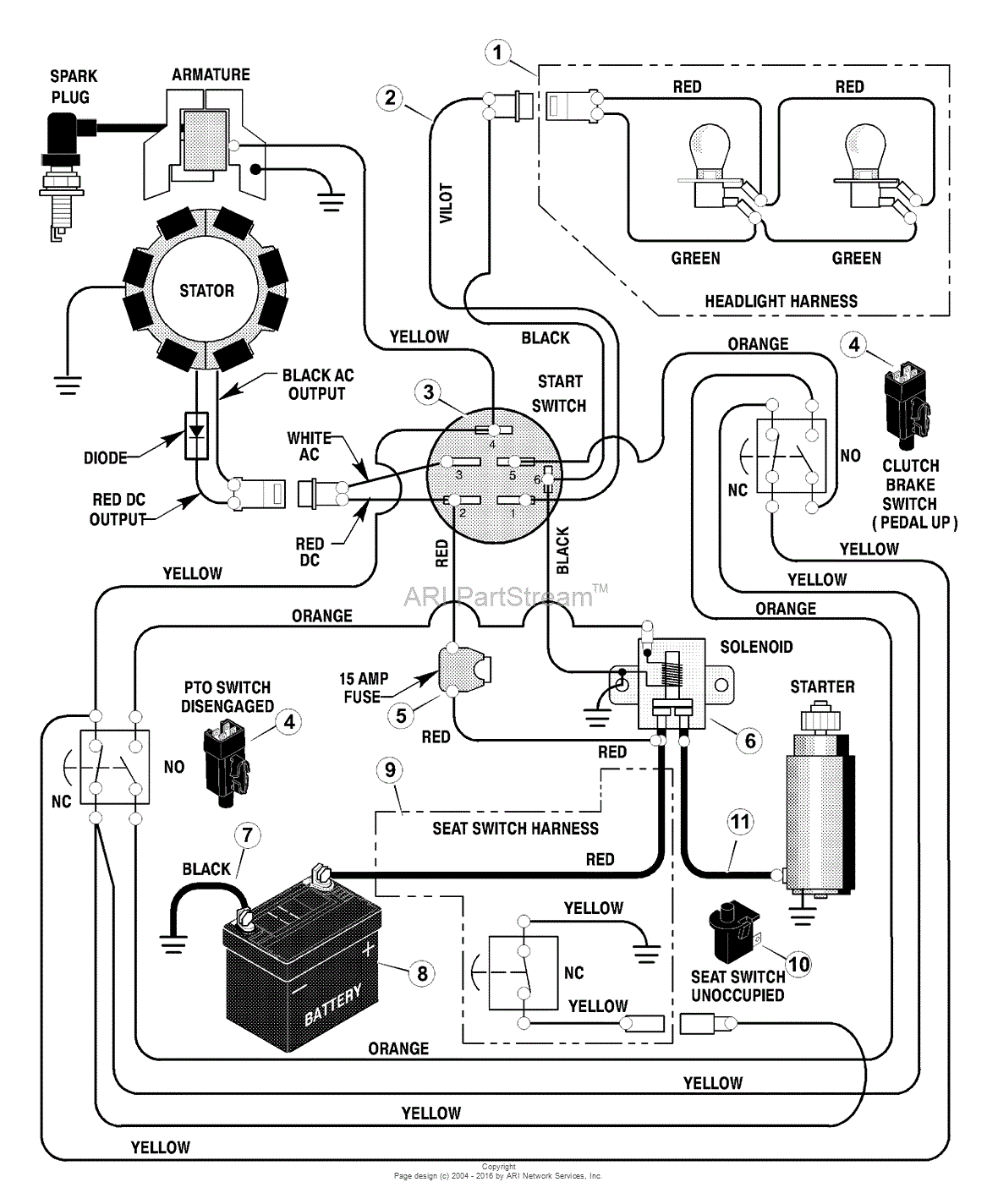 Murray 40507x8A - Lawn Tractor (2000) Parts Diagrams Murray 40507x8A - Lawn Tractor (2000) Parts Diagrams