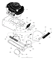 Engine Mount &amp; Blade Assembly