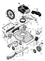 Mulcher Models w/14&quot; Rear Wheels