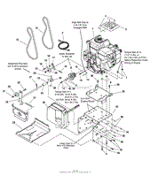 Engine and Frame Group - Steerable (2987787)
