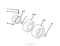 Wheels &amp; Tires Group (38L12G50X8Awheel)