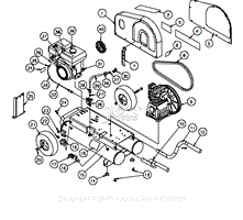 Exploded View Model 13.3 PPC (Item #45921), Model 16.2 PPC (Item #45922)