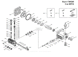 Pump Exploded Views - 789205 - Cat 4DNX