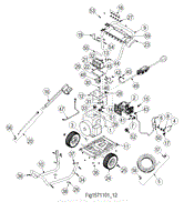 Parts Explosion - Model #1571104 &amp; 05