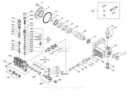 Pump Exploded View – Cat 4DX