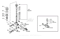 Pump Unloader Exploded View – Cat 66DX