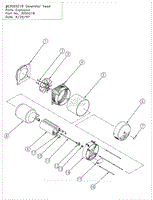 #E305521B Generator Head Parts Explosion Part No. 305521B