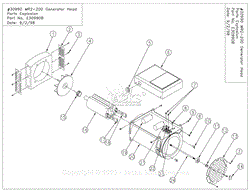 #30990 MR2-200 Generator Head Parts Explosion