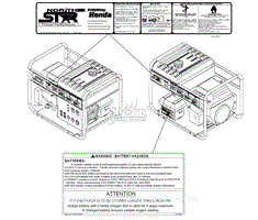 Safety Label Locations – Item #165967J