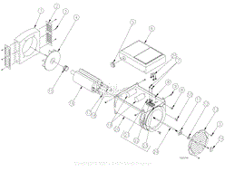 Generator Head Exploded Views Rev – A.2 Item #s 165606, 165607