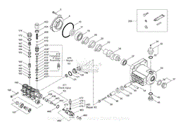 Cat 4DX Pump Exploded View