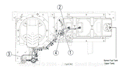 BURNER FUEL LINE ROUTING