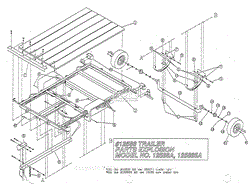 Parts Explosion Model No 12588A, 125885A