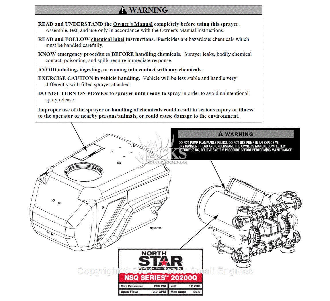 NorthStar ATV High-Pressure Tree/Orchard Sprayer, 21-Gallon