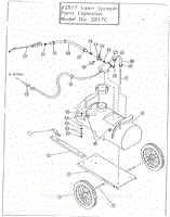 Lawn Sprayer Parts Explosion