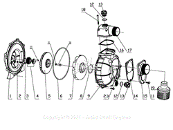 782593 Pump Exploded View