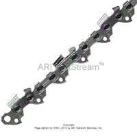 91VXL044CK CHAIN, SEMI CHISEL 3/8 LONG TOP, SDG CLAM SHELL