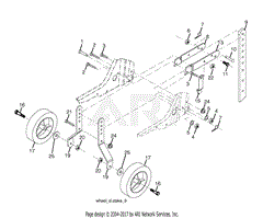 WHEEL DEPTH STAKE ASSEMBLY