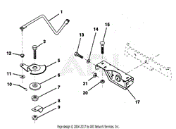 SECTOR GEAR / AXLE SUPPORT