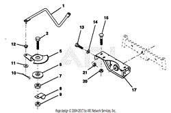 SECTOR GEAR / AXLE SUPPORT