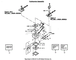 CARBURETORS WT242, WT308