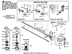 CUTTING HEAD &amp; DRIVE SHAFT ASSEMBLIES