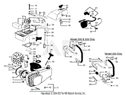 Handle, Flywheel &amp; Fan Housing Assembly