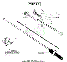 Handle &amp; Shaft Assembly Type 1, 2